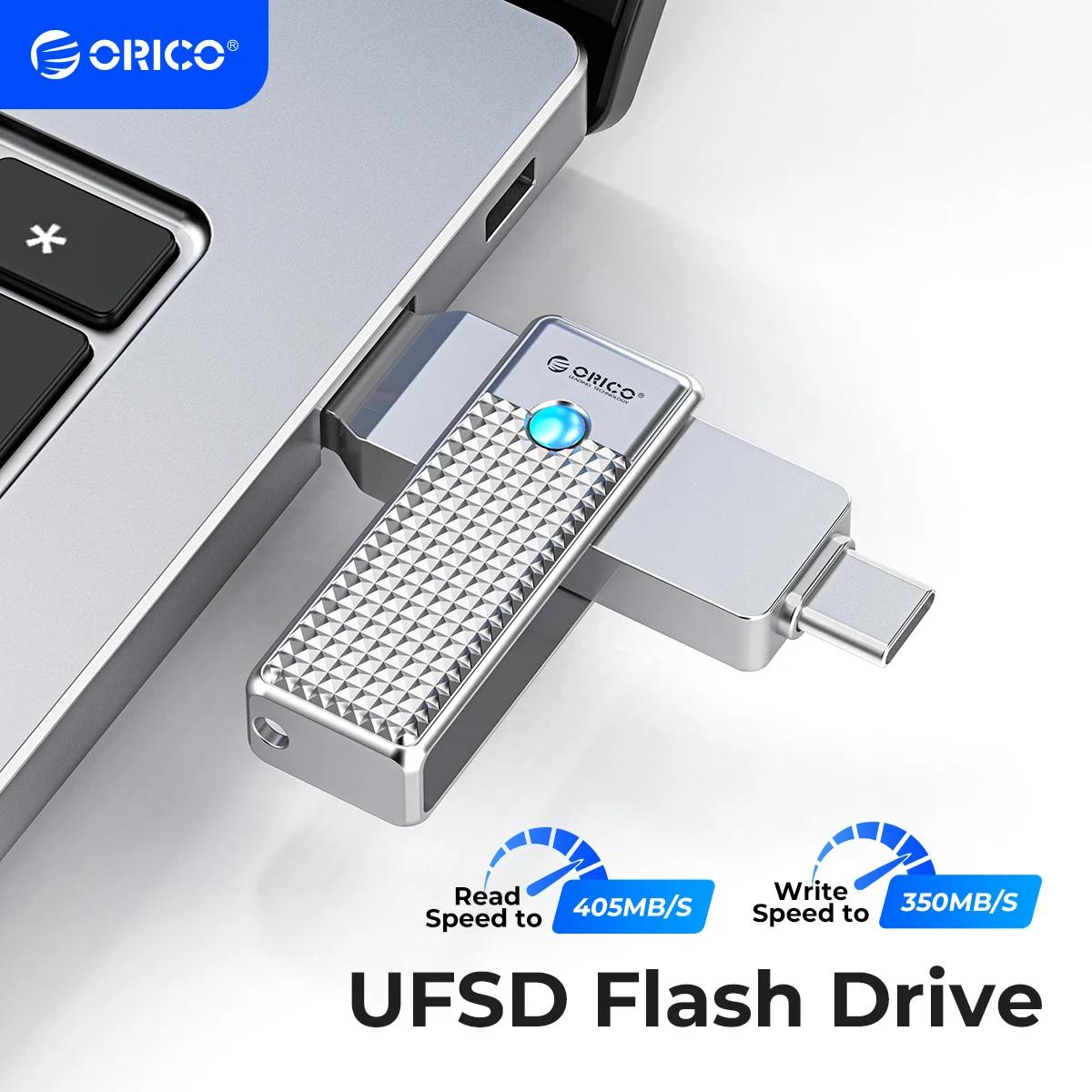 ORICO UFSD  ÷ ̺,   ̺, CŸ USB A  Ʈ, ƺ ȵ̵ Ʈ PC, 2 in 1, 405 MB/S